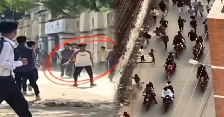 কুমিল্লায় কিশোর গ্যাংয়ের মহড়া